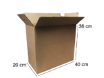 10 Cajas De 40x20x36 Cm Corrugado Para Envios/e-commerce