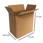 50 Cajas 17 x 10 x 17 Cm Corrugado Para Envíos/e-commerce